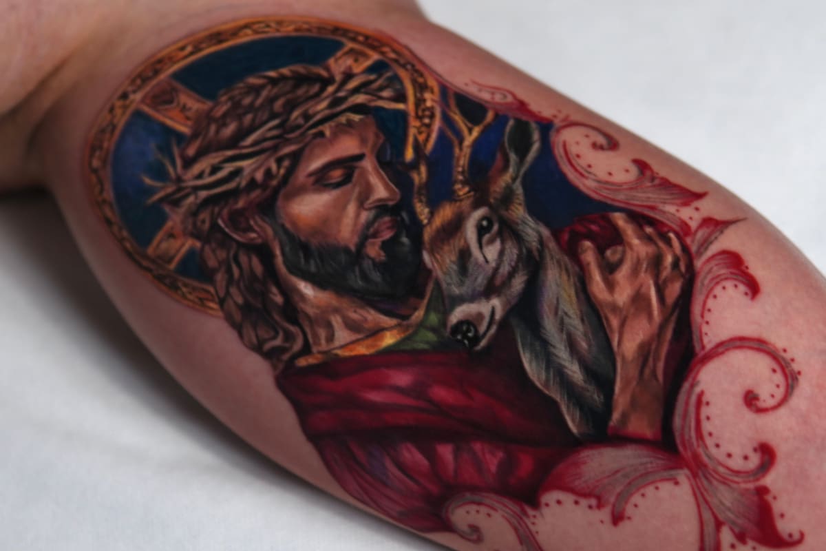 Color Realism & Pop Art tattoo by Aya