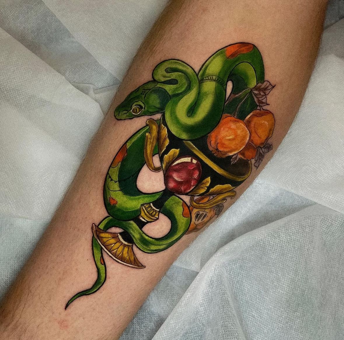 Color Realism & Pop Art tattoo by Aya