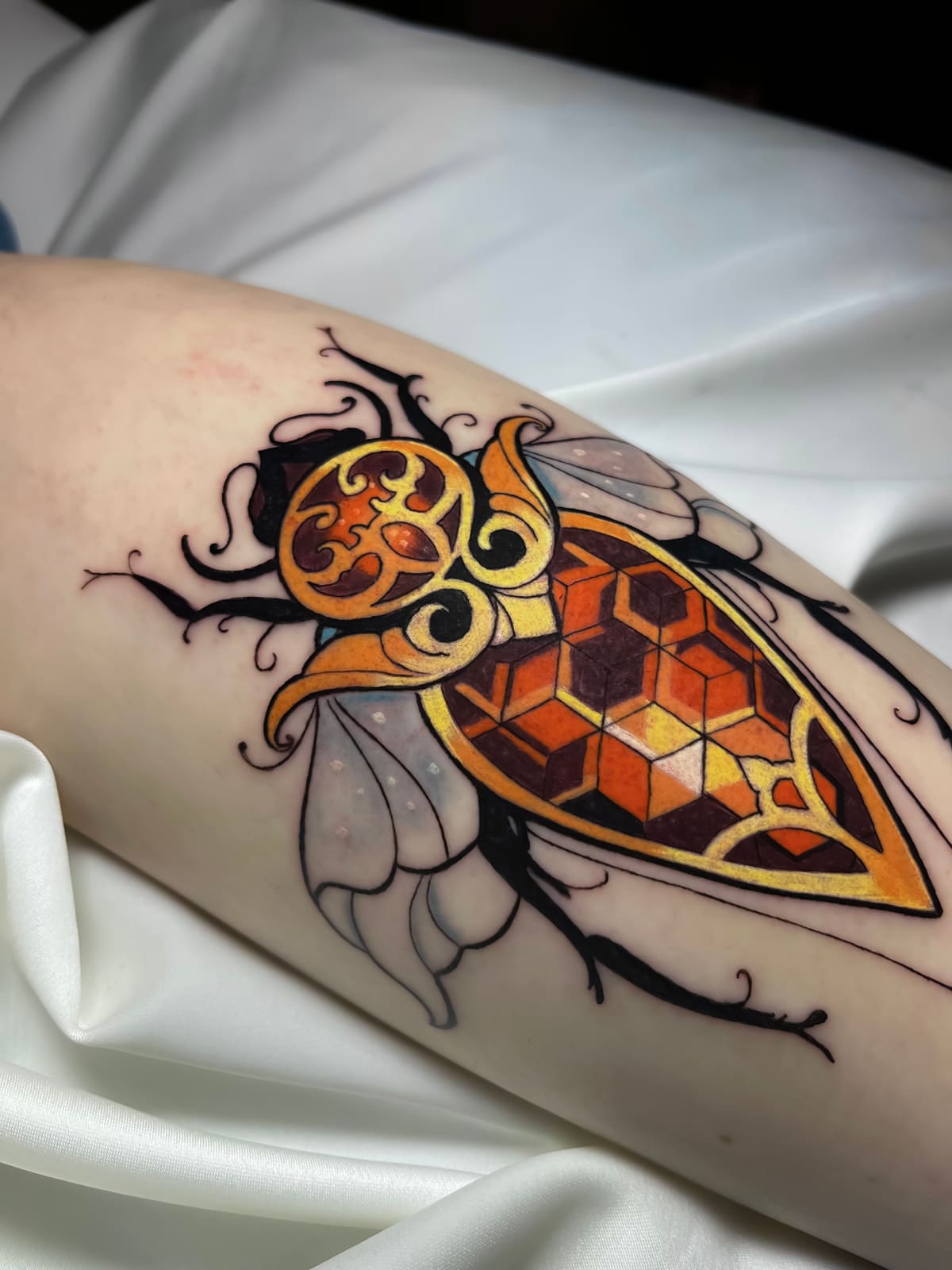 Color Realism & Pop Art tattoo by Aya