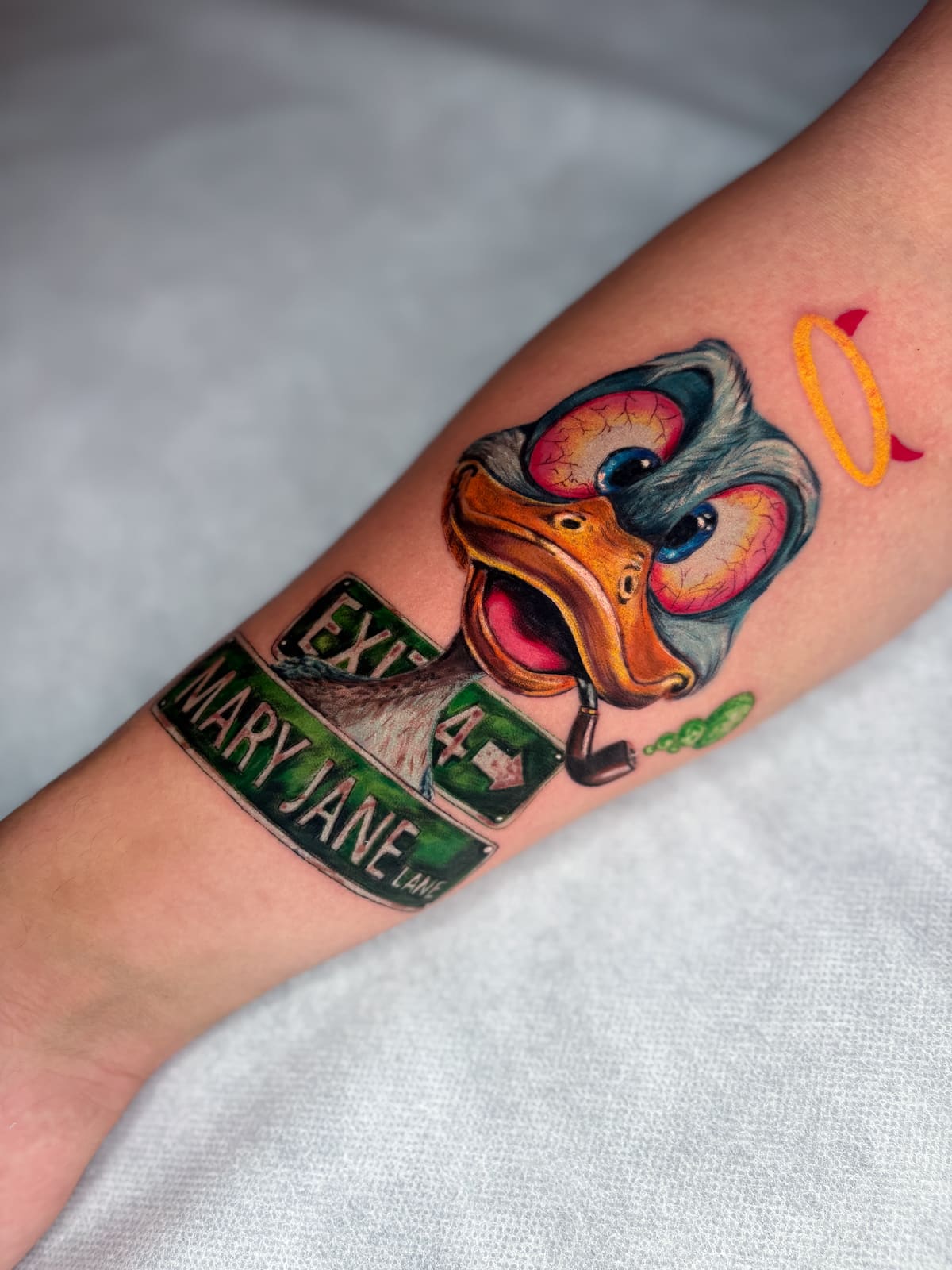 Color Realism & Pop Art tattoo by Aya