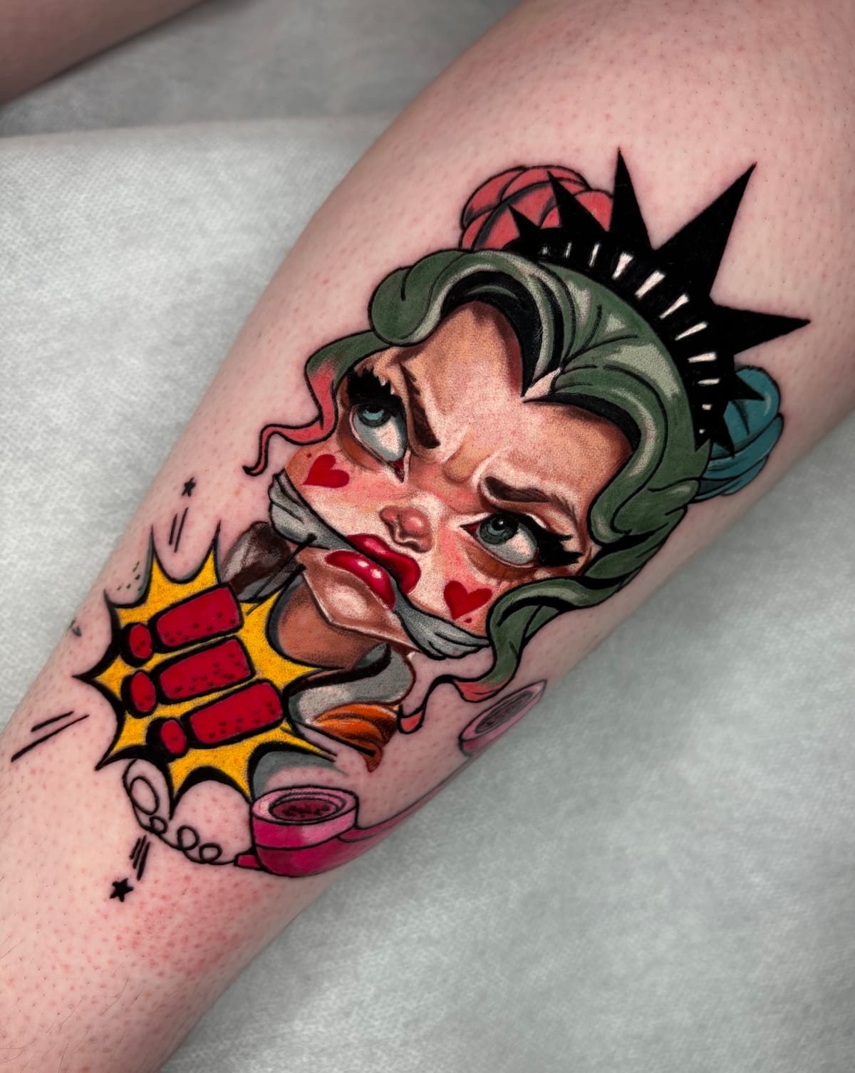 Color Realism & Pop Art tattoo by Aya